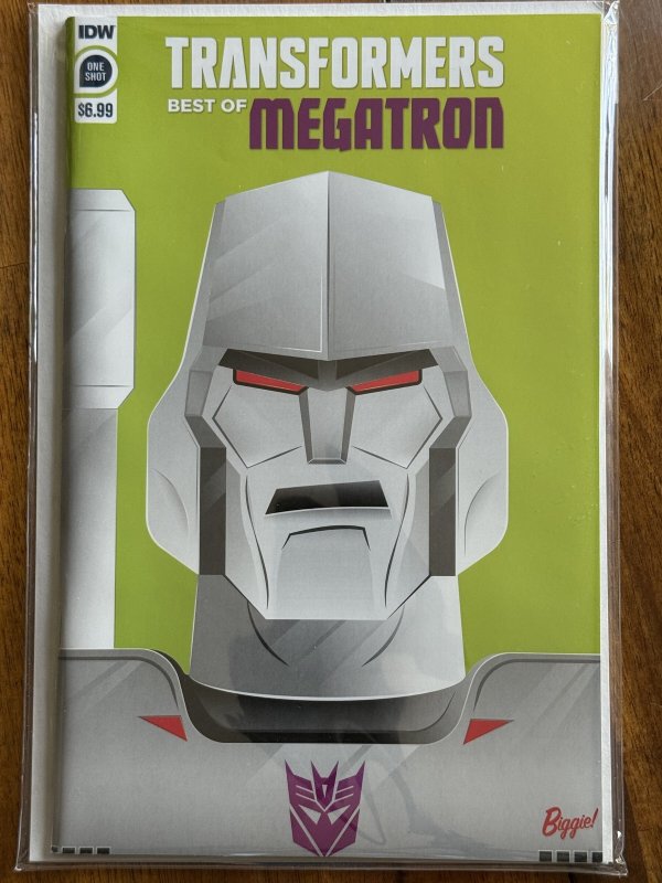 Transformers: Best of Megatron #1 (IDW Publishing, 2020), raw comic book in NM 9.4 condition — front cover