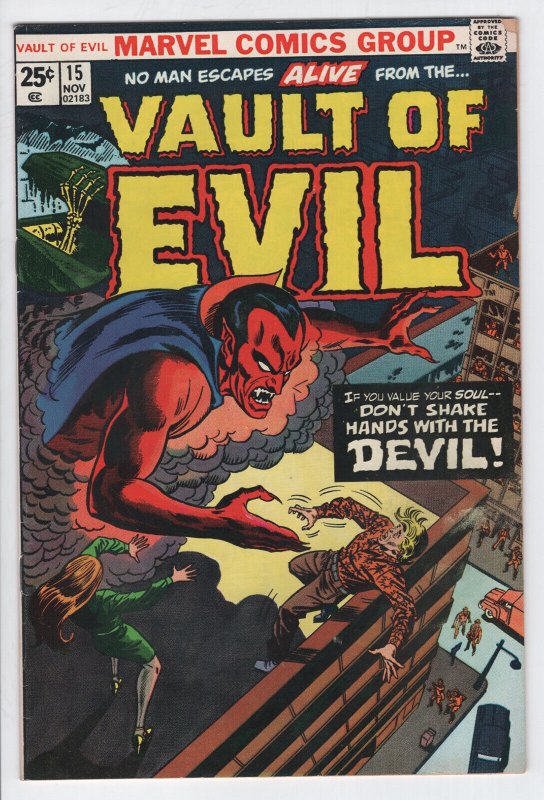 Vault OF Evil #15 - 4.5 - C-OW - Ditko (Marvel Comics), raw comic book in 4.5 condition — front cover