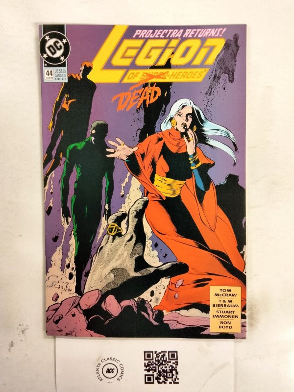 Legion of Super-Heroes #44 (DC Comics), raw comic book in NM condition — front cover