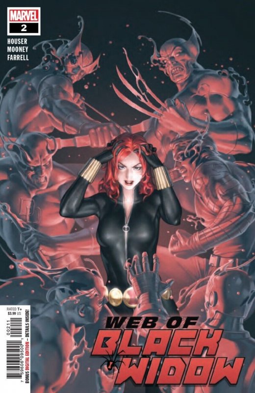 Web of Black Widow #2 (2019), raw comic book in NM condition — front cover