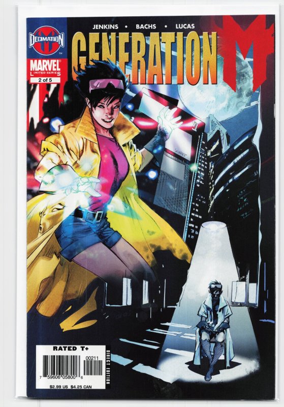 Generation M #2 (2006), raw, ungraded comic book — front cover
