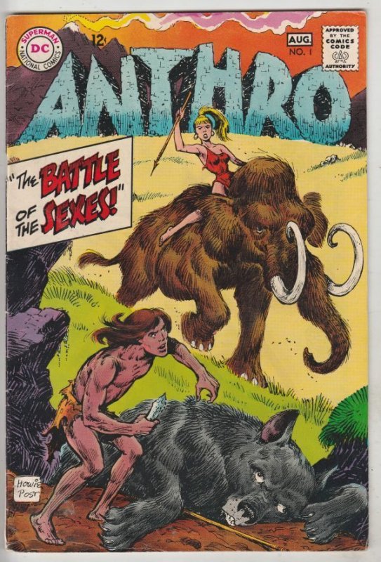 Anthro #1, raw comic book in VF+ condition — front cover