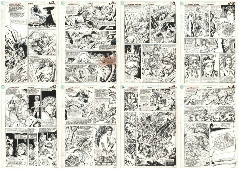 Wonder Woman #45 (DC Comics, 1990), raw, ungraded comic book — front cover