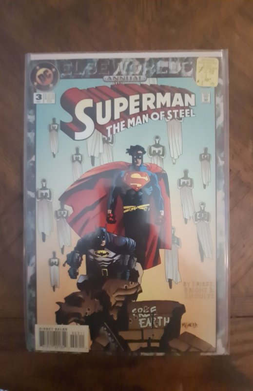 Superman: The Man of Steel Annual #3 (DC Comics, 1994), raw, ungraded comic book — front cover