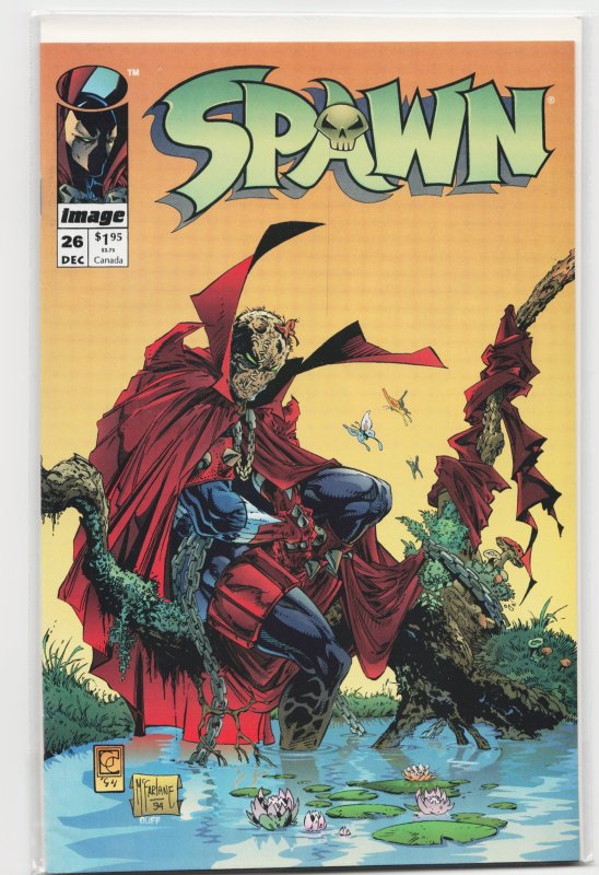 Spawn #26 (Image Comics, 1994), raw, ungraded comic book — front cover