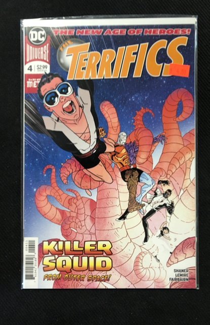 The Terrifics #4 (DC Comics, 2018), raw, ungraded comic book — front cover