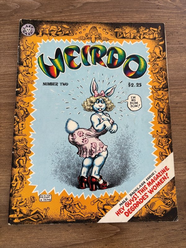 Weirdo Comic Book Magazine #2, raw, ungraded comic book — front cover