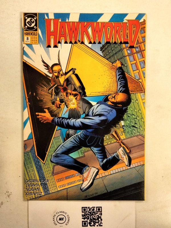 Hawkworld #6 (DC Comics), raw comic book in NM condition — front cover