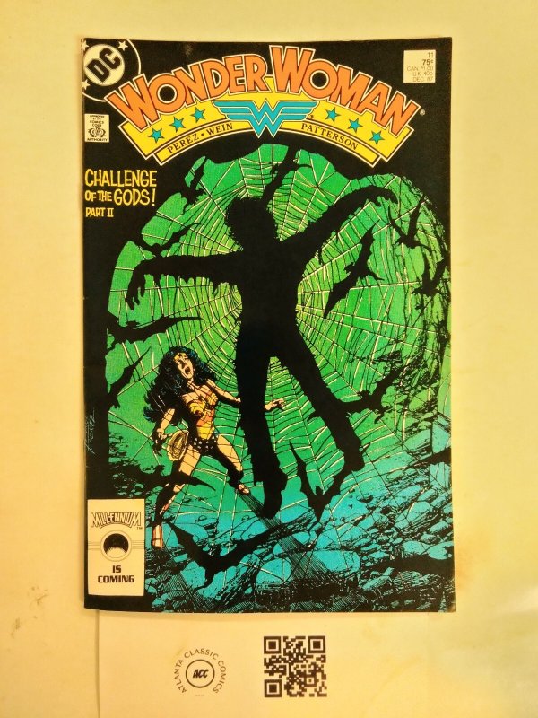 Wonder Woman #11 (DC Comics), raw comic book in NM condition — front cover