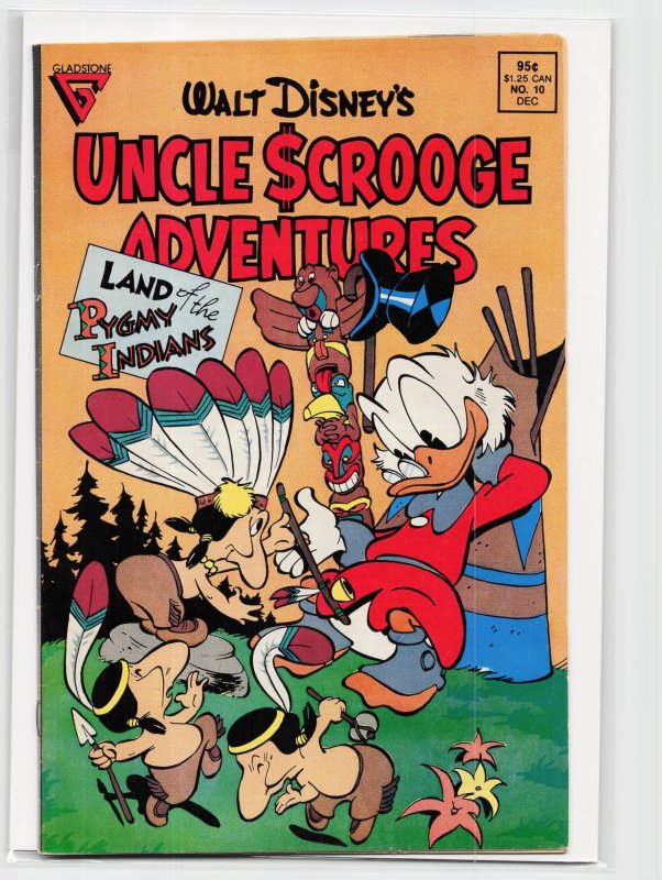 Walt Disney's Uncle Scrooge Adventures #10 (Gladstone, 1988), raw, ungraded comic book — front cover
