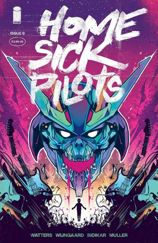 Home Sick Pilots #8 (Image Comics, 2021), raw, ungraded comic book — front cover