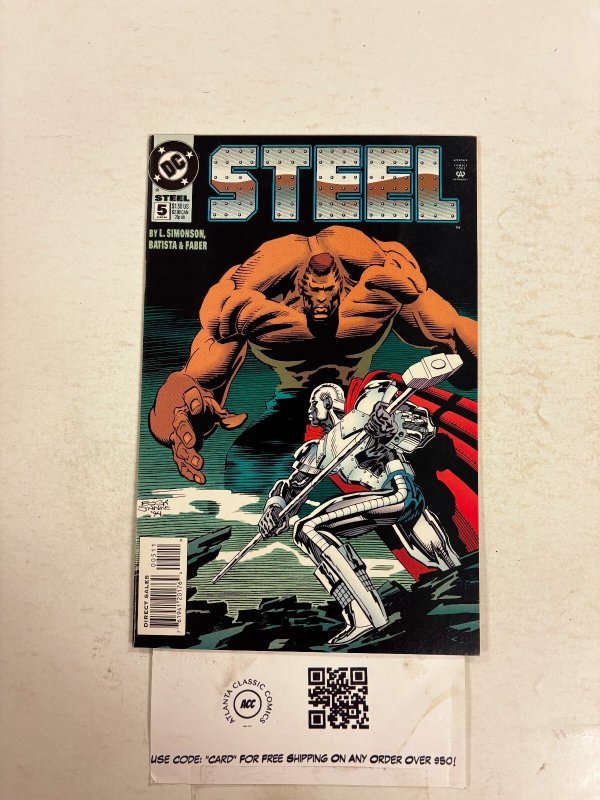 Steel #5 (DC Comics, 1994), raw comic book in NM condition — front cover