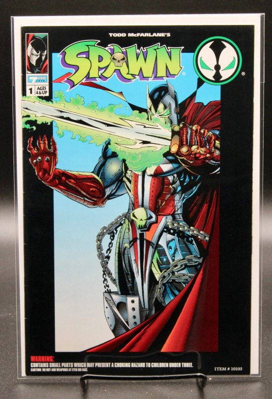 Medieval Spawn Figure: Dark Ages #1 (1994), raw comic book in VF 8.0 condition — front cover