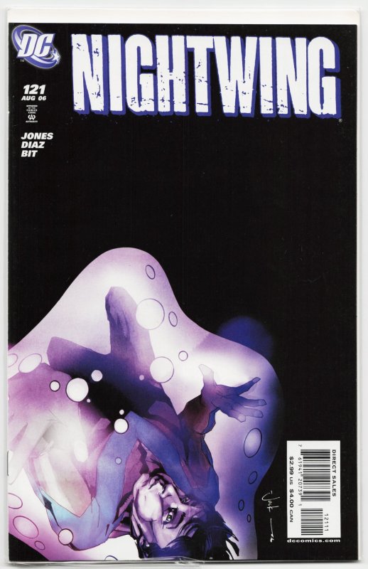 Nightwing #121 (DC Comics, 2006), raw, ungraded comic book — front cover