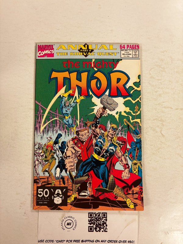 Thor Annual #16 (Marvel Comics), raw comic book in NM condition — front cover