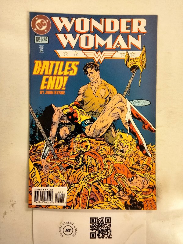 Wonder Woman #104 (DC Comics, 1995), raw comic book in NM condition — front cover