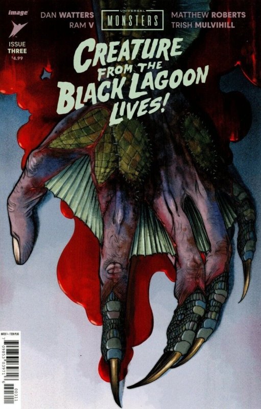 Universal Monsters: Creature from the Black Lagoon Lives! #3 (2024), raw comic book in NM condition — front cover