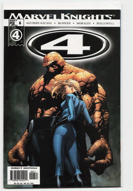 Marvel Knights: 4 #6 (Marvel Comics, 2004), raw, ungraded comic book — front cover