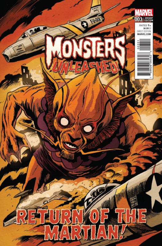 Monsters Unleashed #3 (2017), raw comic book in VF/NM condition — front cover