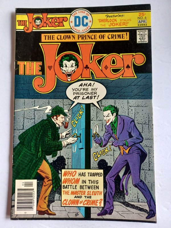 Joker #6 (DC Comics, 1975), raw comic book in VG condition — front cover