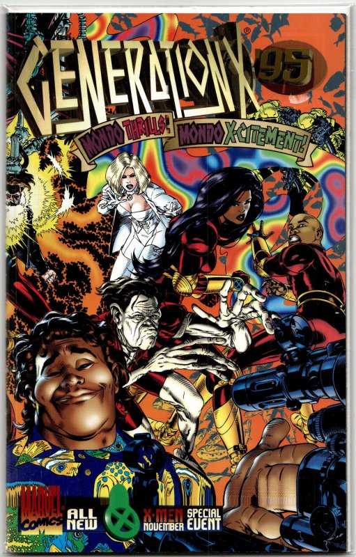 Generation X '95 (1995) Generation X (Marvel Comics, 1995), raw, ungraded comic book — front cover