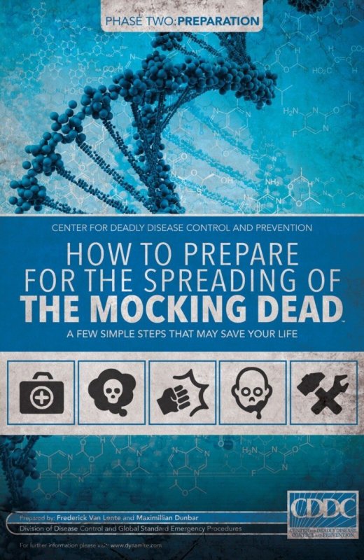 The Mocking Dead #2 (Dynamite Entertainment, 2013), raw comic book in VF/NM condition — front cover