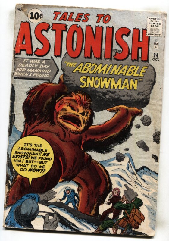 Tales to Astonish #24 - 1961 - Marvel - G+ - Comic Book (Marvel Comics, 1961), raw, ungraded comic book — front cover