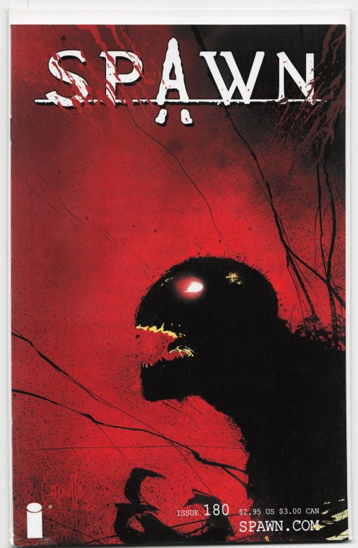Spawn #180 (Image Comics, 2008), raw, ungraded comic book — front cover