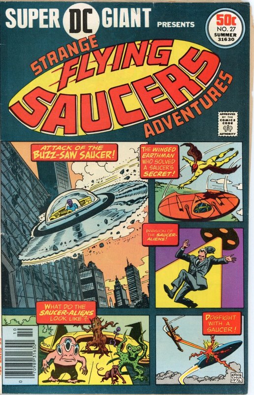 Super DC Giant #27 (DC Comics, 1976), raw comic book in VG/FN condition — front cover