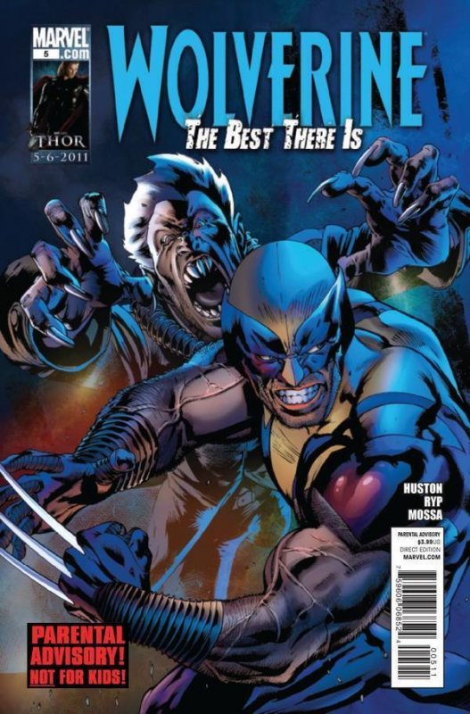 Wolverine the Best There Is #5, raw comic book in VF/NM condition — front cover