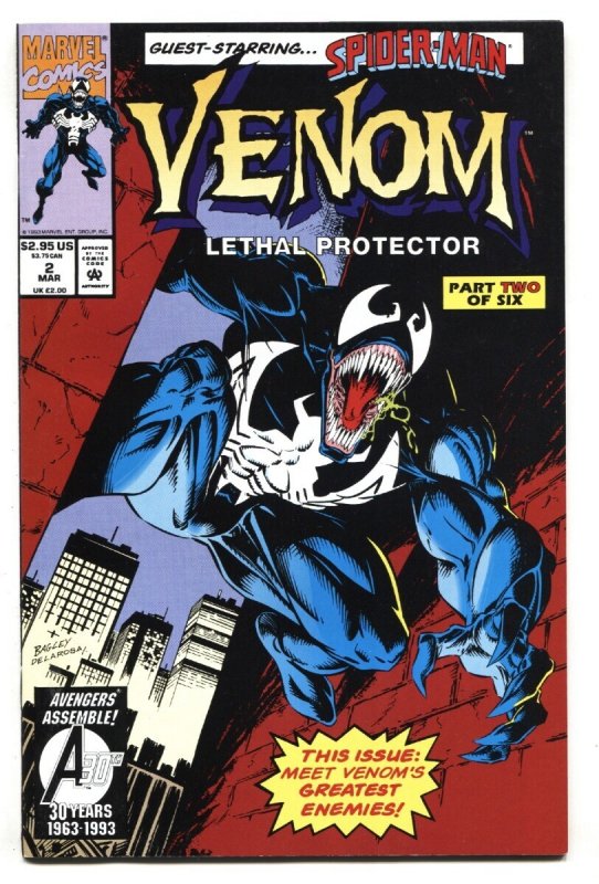 Venom: Lethal Protector #2 - 1993 - Marvel - NM- - Comic Book (Marvel Comics, 1993), raw comic book in NM- condition — front cover