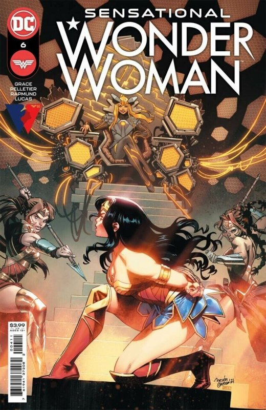 Sensational Wonder Woman #6 (DC Comics, 2021), raw comic book in VF/NM condition — front cover