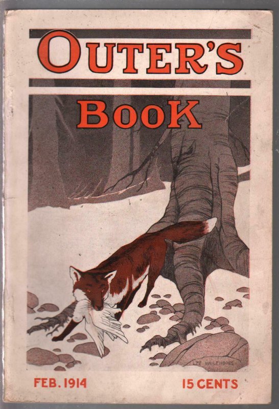 Outer's Book 2/1941-Lee Willenborg-pulp Format-photo Illustrated-vintage Ads-FN, raw comic book in FN condition — front cover