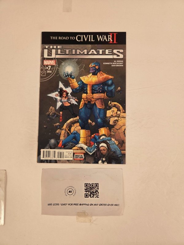 The Ultimates #7 (Marvel Comics, 2016), raw comic book in NM condition — front cover