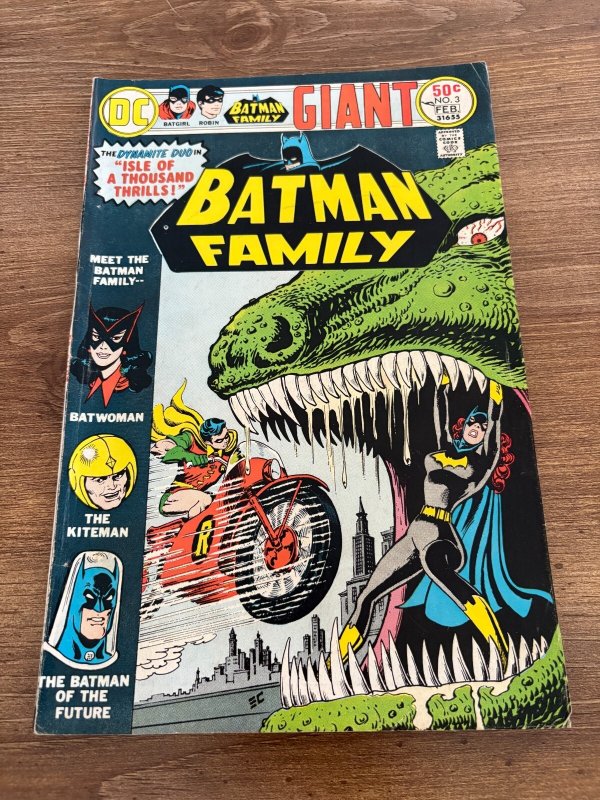 Batman Family #3 (DC Comics), raw comic book in FN- condition — front cover