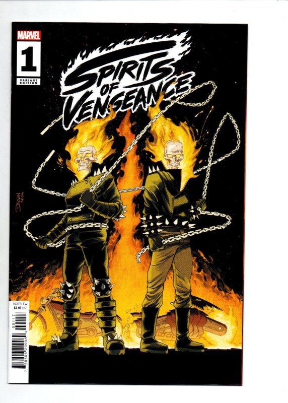 Spirits of Vengeance #1 (2023), raw comic book in NM condition — front cover