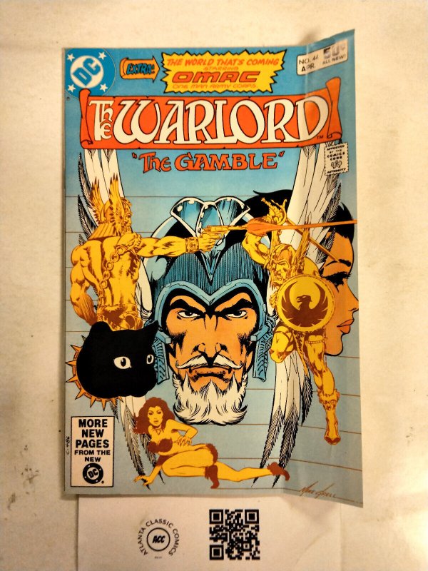 The Warlord #44 (DC Comics), raw comic book in NM condition — front cover