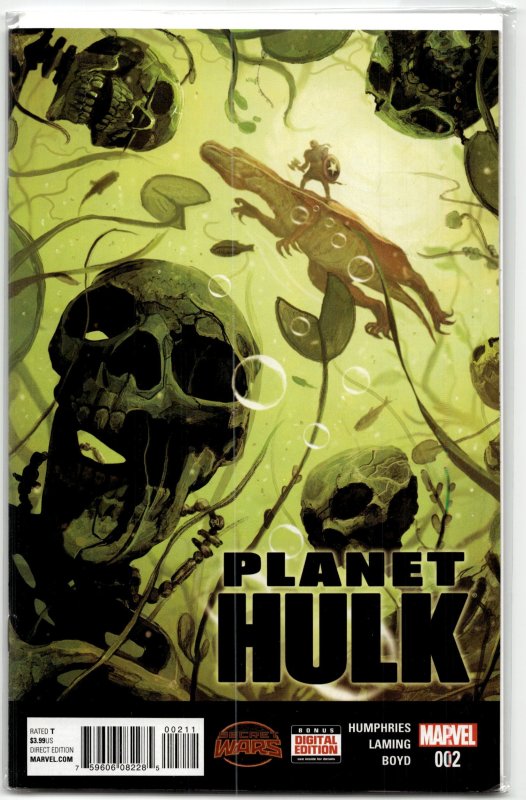 Planet Hulk #2 (2015), raw, ungraded comic book — front cover