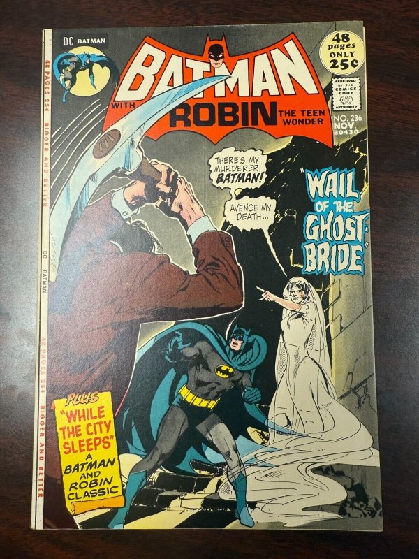 Batman #236 (DC Comics), raw comic book in VF/NM condition — front cover