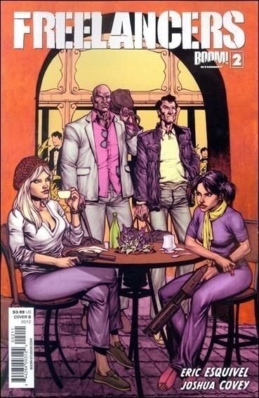 Freelancers #2 (Boom! Studios), raw comic book in VF/NM condition — front cover