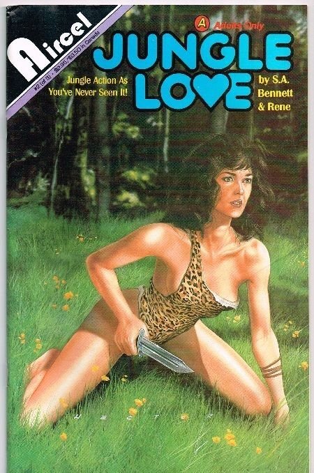 Jungle Love #2, raw, ungraded comic book — front cover