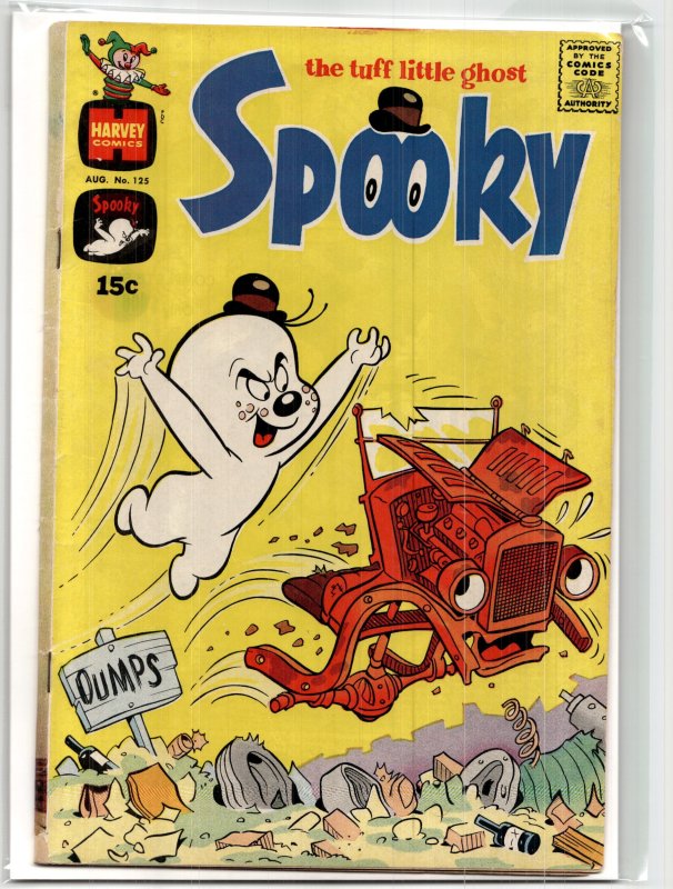 Spooky #125 (1971), raw, ungraded comic book — front cover