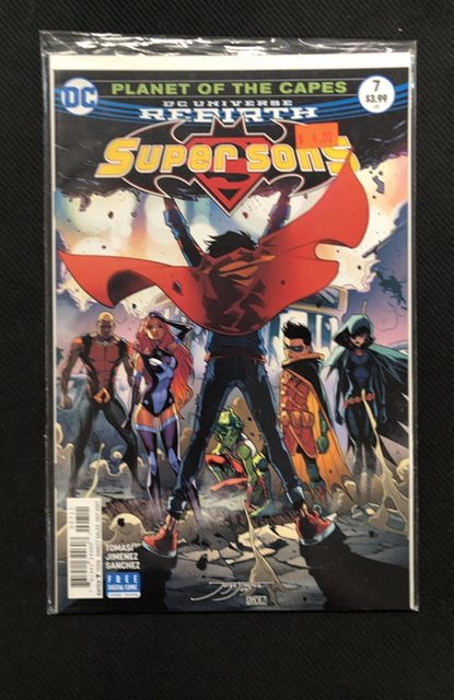Super Sons #7 (2017), raw, ungraded comic book — front cover