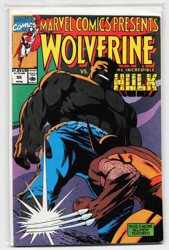 Presents #55 (Marvel Comics, 1990), raw, ungraded comic book — front cover