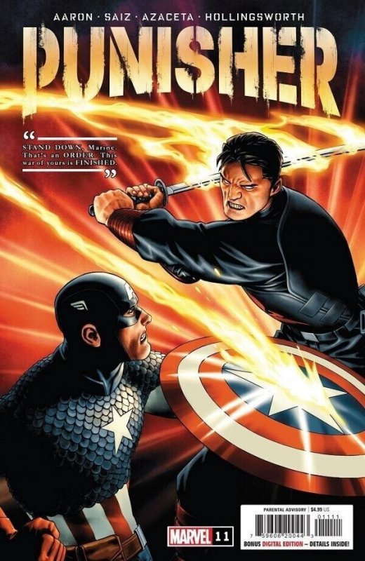 Punisher #11 (Marvel Comics, 2022), raw comic book in NM condition — front cover