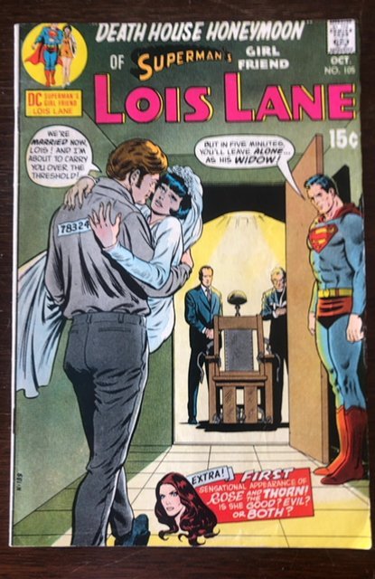 Superman's Girl Friend, Lois Lane #105 (DC Comics, 1970), raw, ungraded comic book — front cover