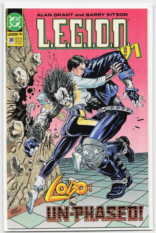 L.e.g.i.o.n #30 (DC Comics, 1991), raw, ungraded comic book — front cover