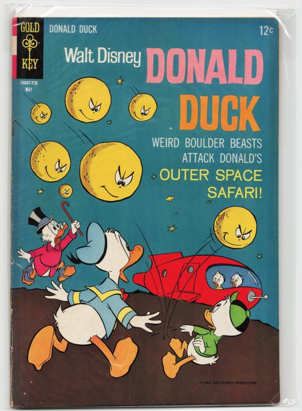Donald Duck #113 (Gold Key, 1967), raw, ungraded comic book — front cover