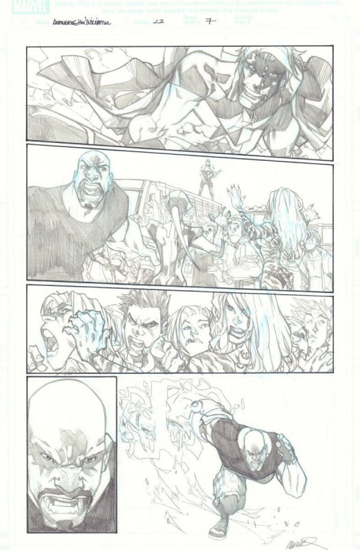 Avengers: The Initiative #22 (2008), raw, ungraded comic book — front cover