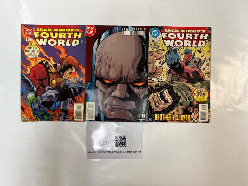 3 Fourth World DC Comic Books #9, raw, ungraded comic book — front cover